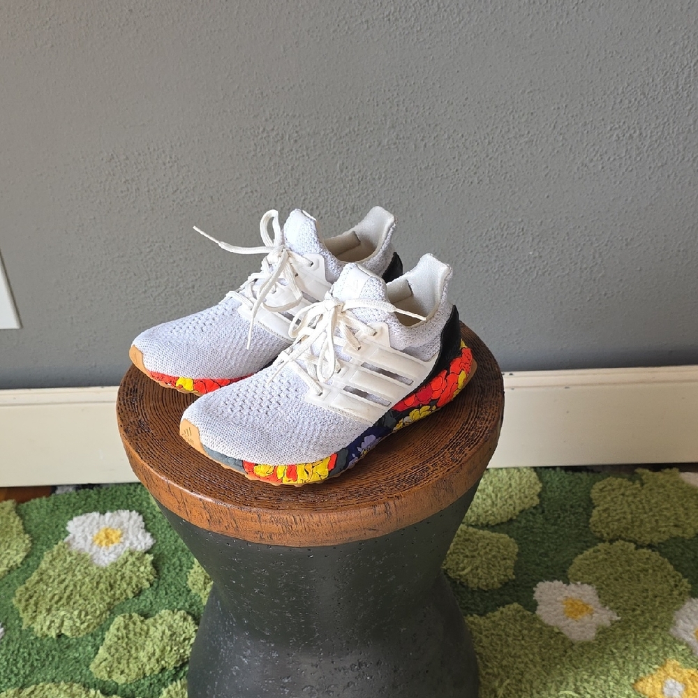 Adidas Kids Sneakers with Colorful Sole